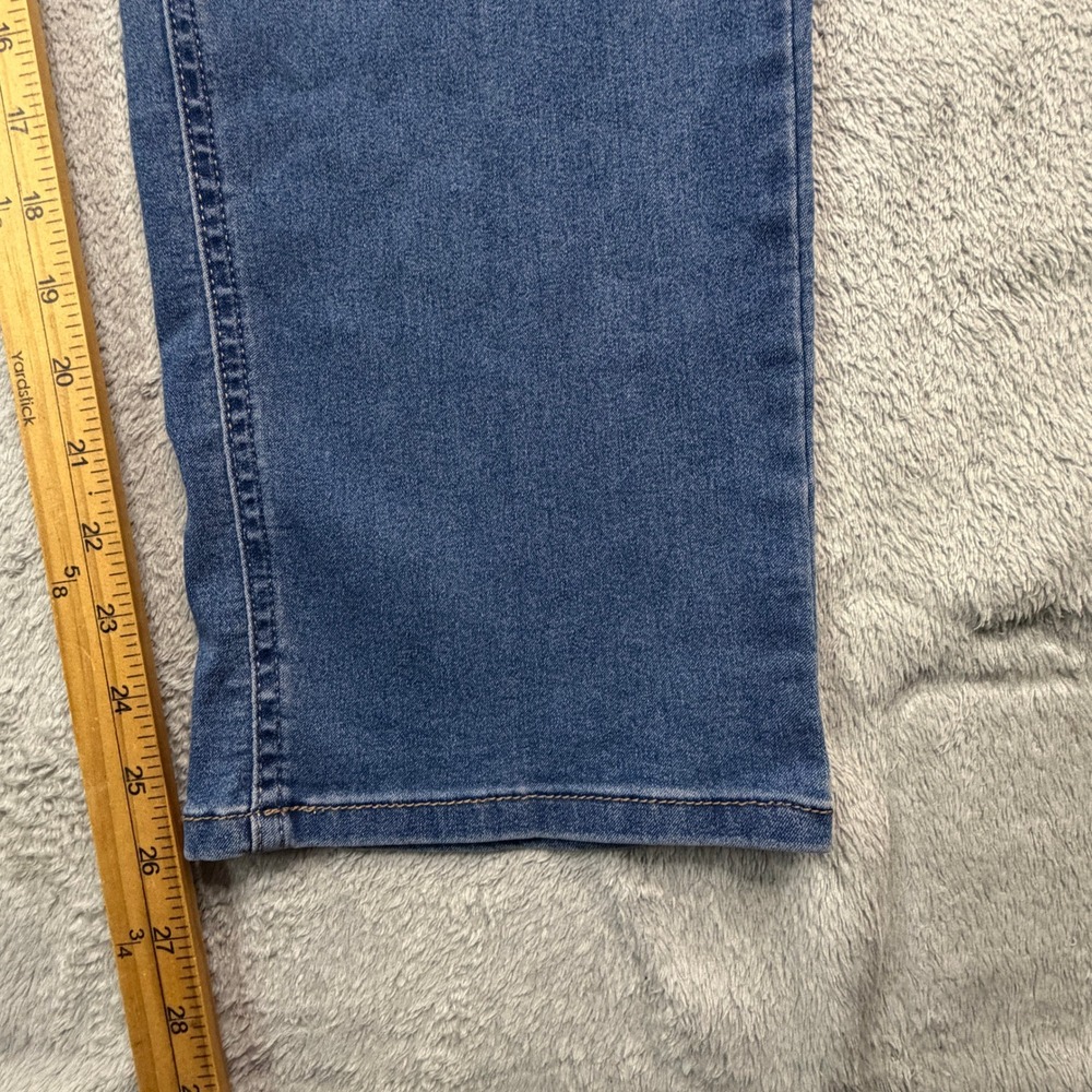 Angels Forever Young Everluxe Sculpt Straight Ankle Jeans Blue Size 14 NWT - Picture 9 of 14
